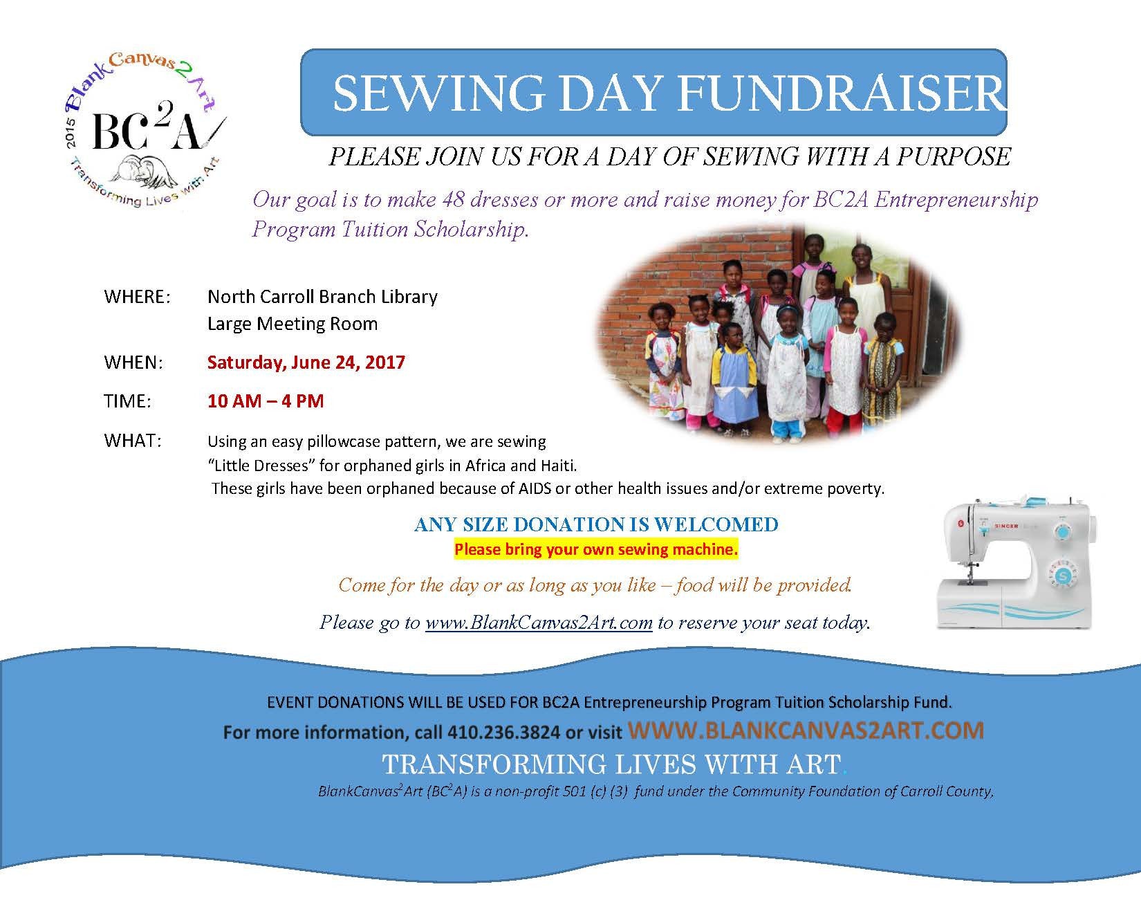 Sewing Day Fundraiser