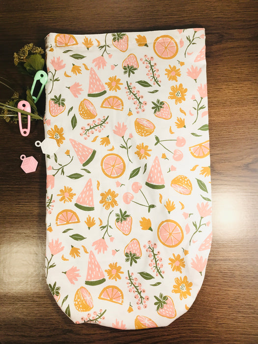 Summer Fruit Swaddle Cocoon with Beanie, Cocoon Sack, Newborn Receiving Swaddle Sack, Baby Photography, Photo Props for Boys Girls, Newborn Hospital Photos, for 0-3 Months