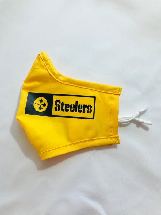 Pittsburgh Steelers Fitted Face Mask